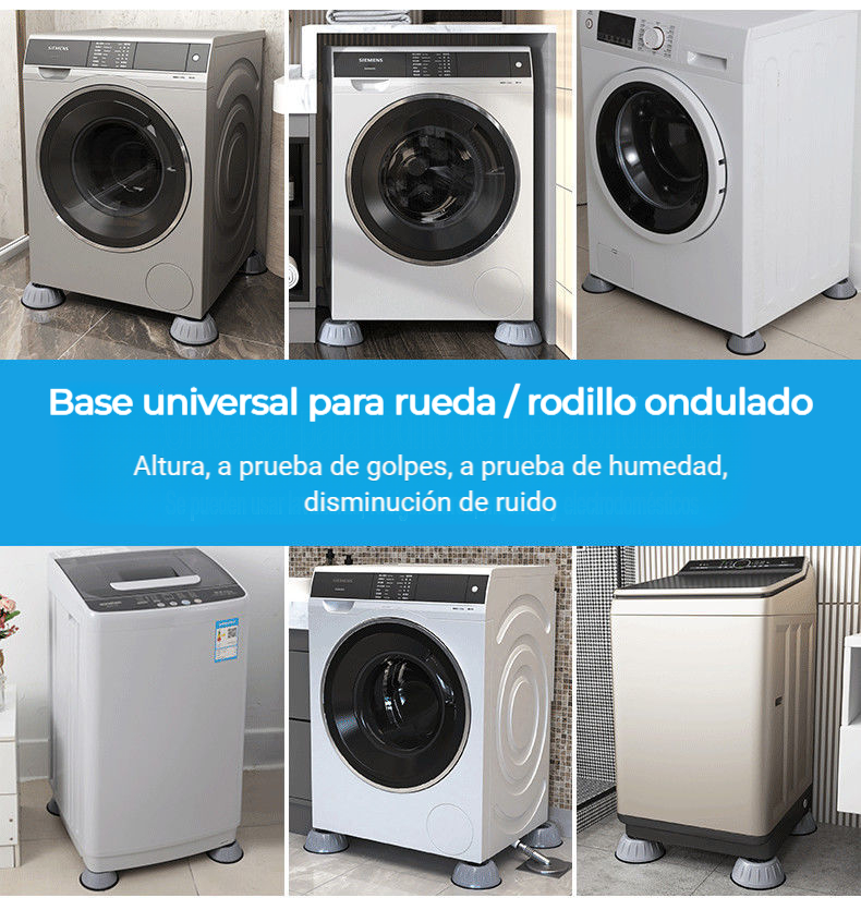 Almohadillas base universales x 4 piezas